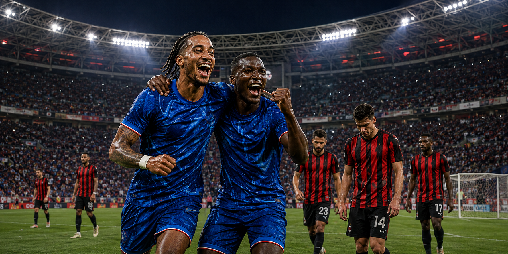 Chelsea Tumbangakan AC Milan Di Stadiun GBK Dengan Skor 3-0 Dalam Laga Pramusim